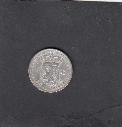 Beschrijving: 1/2 Gulden WILLEM III